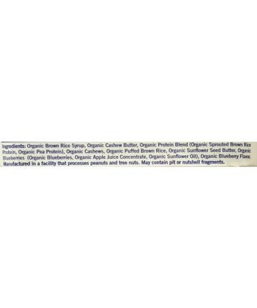 GOMACRO Organic Blueberry Cashew Butter Bar 2.3 OZ(pack of 12) Blueberry & Cashew Butter - Buy Online on GoSupps.com