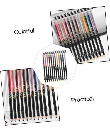 Healeved 12pcs Lip Liner Eyeliner Makeup Supplies Waterproof Eyeliner Lip Pencils Eyeliner Pencil Wood 1 count (Pack of 1) Assorted Color - Buy Online on GoSupps.com