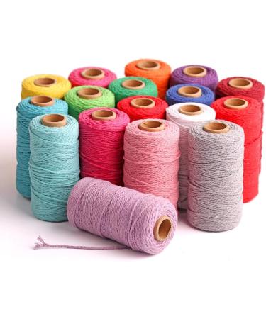 1.5mm Black Macrame Cord - 109 Yards Knitting Rope for DIY Crafts & Wedding Decor - Buy Online on GoSupps.com