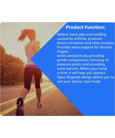 Fingerless Compression Gloves for Arthritis Relief - Carpal Tunnel Support for Men & Women (S - Buy Online on GoSupps.com