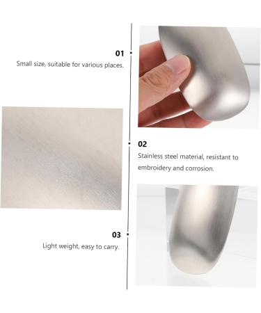 1pc Deodorant Soap Onion Absorber Soap Odor Absorber Soap Metal Garlic Soap Metal Soap Bar Fish Smell Remover Soap Metal Soap for Garlic Smell Tool Absorbent Square Stainless Steel - Buy Online on GoSupps.com
