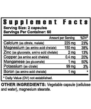 Bio Calcium & Multi Mineral Supplement - 120 Capsules - Buy Online on GoSupps.com