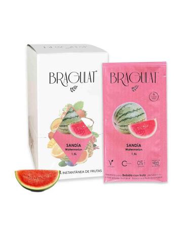 BRAGULAT Bragulat Juices Drinks and Instant Coolers in Concentrated Fruit Powder Watermelon - 15 Envelopes
