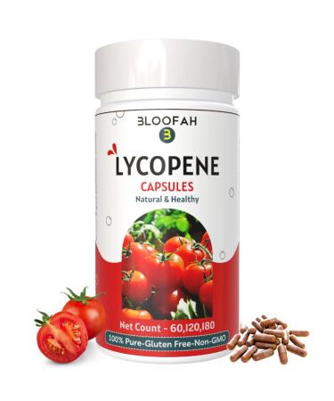 Tomato Powder Capsules 500mg - 180 Count (Lycopene) Natural Carotenoid Supplement for Health and Wellness Support | Organic Gluten Free & Non-GMO Plant Based