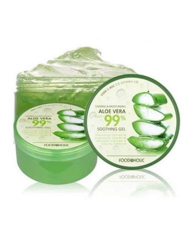 FOOD A HOLIC Calming & Moisturizing Aloe Vera Purity 99% Soothing Gel 300ml / Korean Cosmetics