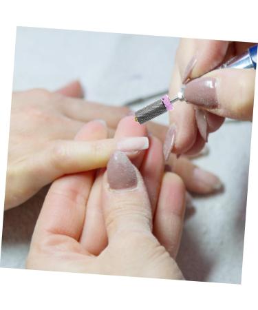 FRCOLOR Nail Drill Bits Cuticle Drill Bits for Nails Manicure Supplies Nail Bit Cuticle Nail Drill Bit Safety Bits for Nail Drill Grinding Head Nail Flakes Tungsten Steel Set Acrylic 0.6x0.6x4.2cm As Shown3 - Buy Online on GoSupps.com