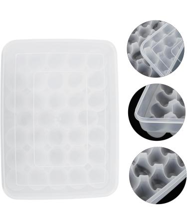 GLEAVI 34 Egg Preservation Box Egg Holder for Fridge Eggs Refrigerator Crisper Plastic Egg Tray re-usable - Buy Online on GoSupps.com