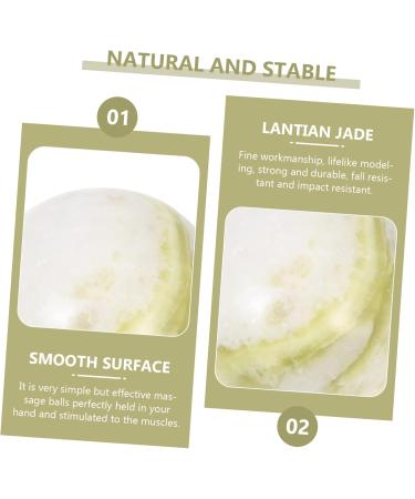 JECOMPRIS 3 Set Gymnastics Ball & Acupressure Hand Lampshade - Jade Health Ball for Daily Exercise & Fitness | International Shipping - Buy Online on GoSupps.com