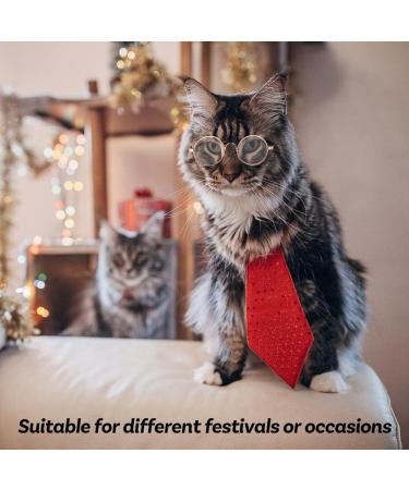 Pet Glasses Reflective Cat Retro Circular Pomeranian Sunglasses with Metal Frame for Cats Small Dogs Cosplay Photos Props black - Buy Online on GoSupps.com