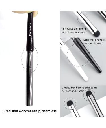 Cintanuota lip brush for lipstick 2 pieces of lip brush with cover suitable for applying or mixing lips eye shadow eyebrows portable travel reusable and waste free - Buy Online on GoSupps.com