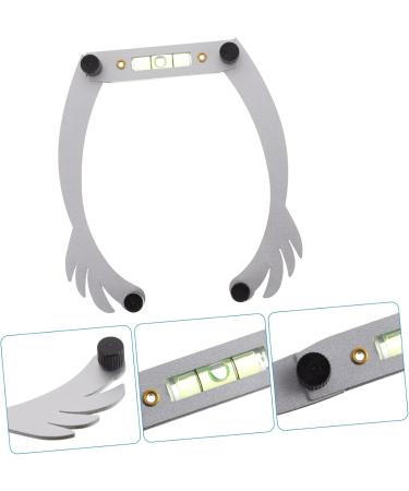 Beavorty 3pcs white outfit eye brow shaping kit eyebrow ruler mapping eyebrow line aluminum alloy - Buy Online on GoSupps.com