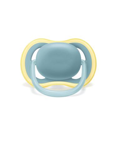 Philips Avent Ultra Air Pacifier 2 Pack - BPA-Free Breathable for 18+ Months Includes Sterilization Box - Light Green/Gray (SCF349/01) - Buy Online on GoSupps.com