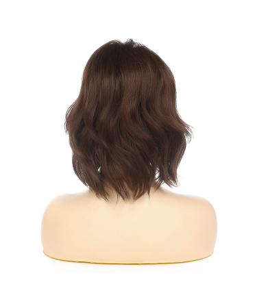 Wiwige Short Wavy Brown Bob Wig for Women - Synthetic Heat Resistant Cosplay Wig - Buy Online on GoSupps.com