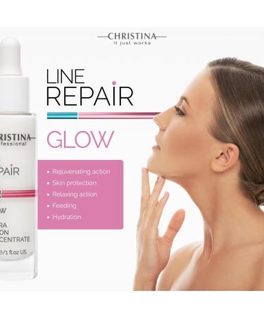-CHRISTINA- Line Repair - Glow Hydra Fusion Concentrate For All Skin Types 30ml / 1 fl.oz - Buy Online on GoSupps.com