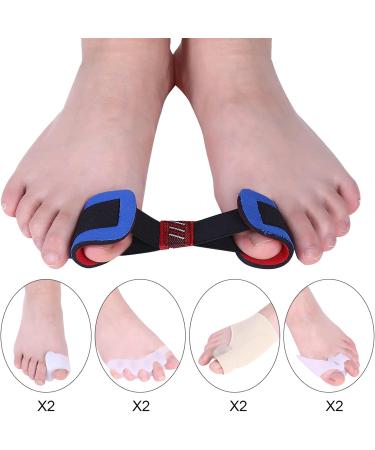 Bunion Corrector Kit - Comfortable Hallux Valgus Sleeves & Straighteners for Women & Men - Effective Bunion Protector Set - Buy Online on GoSupps.com