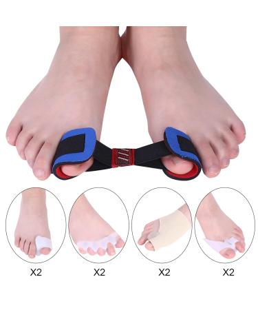 Hallux Valgus Pain Relief Set | Bale Toe Correction & Breathable Protection Covers - Buy Online on GoSupps.com