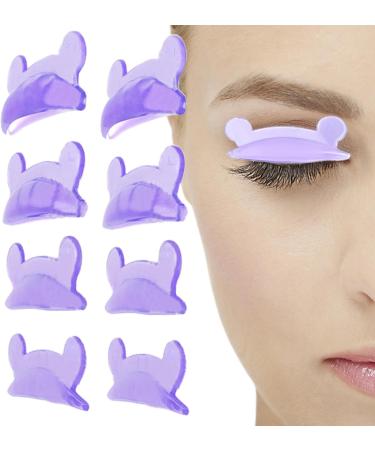 Eyelash Perming Curler - 4 Pairs Silicone Bear Style Eyelash Perming Curler - Reusable Soft Lash Lift Rods Silicone Lash Curler Pad in 4 Sizes for Different Length Eyelashes Lifting - Buy Online on GoSupps.com