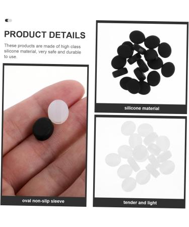 Doitool 40 PC Anti-Slip Glasses Holder Set - Clear Gel Socks & Clips for Secure Sunglasses and Eyewear | International Shipping Available - Buy Online on GoSupps.com