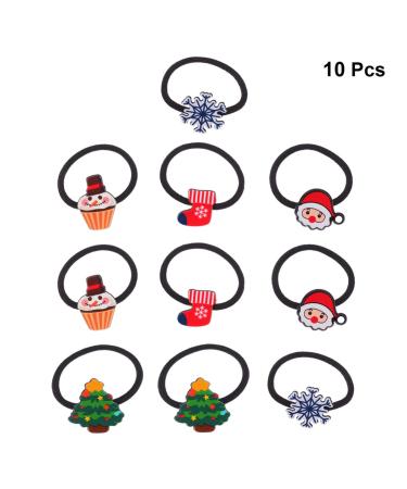 Frcolor 10-Piece Christmas Hair Clips for Kids | Festive Hair Ties & Decor for Girls - Buy Online on GoSupps.com