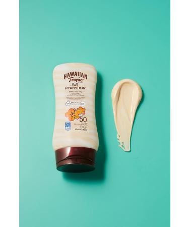 HAWAIIAN TROPIC - Silk Hydration | Protective Lightweight Sun Lotion SPF 50 | 180 ml - Buy Online on GoSupps.com
