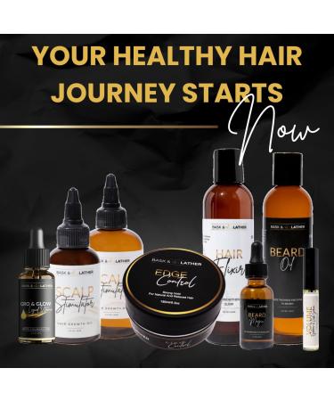 BASK & LATHER Hair Care Oil - Natural Growth & Thickness Stimulator for All Hair Types 4 fl oz | International Shipping Available - Buy Online on GoSupps.com