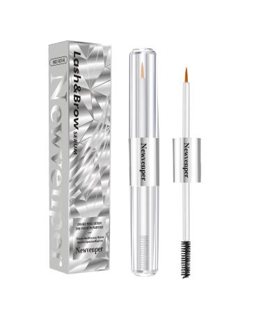 Eyelash serum eyelash safe and effective formula-eye brewerum with two different brushes for eyelash thickness longer corrugated 60 ml 60ml