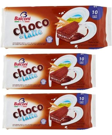 Balconi Snacks ChocoLatte Stracciatella 3 Pieces From 350 Gr - Buy Online on GoSupps.com