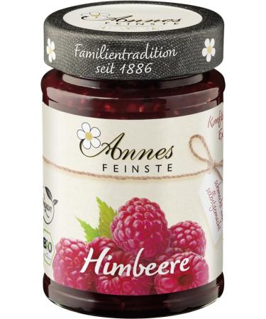 Annes Feinste Extra Organic Raspberry Jam (6 x 225 g)
