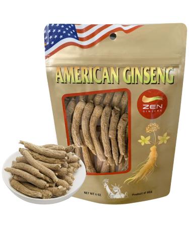 American Wisconsin Ginseng   Small Long Root 4oz/Bag    /    Boosts Immunity  Stamina & Energy for Man Women