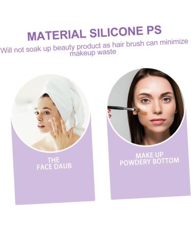 WOFASHPURET Facial Mud Applicator Brush Cosmetic Tools 15.5x3cm Purple - Buy Online on GoSupps.com