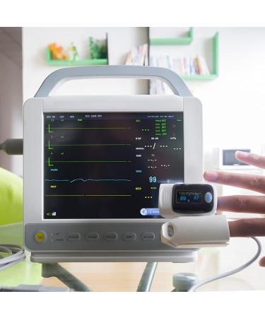 Buy Joyfitness Oxygen Saturation Monitor | Portable SpO2 & Pulse Frequency Device | Heart Rate Finger Monitor with LED Display - Easy to Use Fast 8-Second Readings Ships Internationally - Buy Online on GoSupps.com