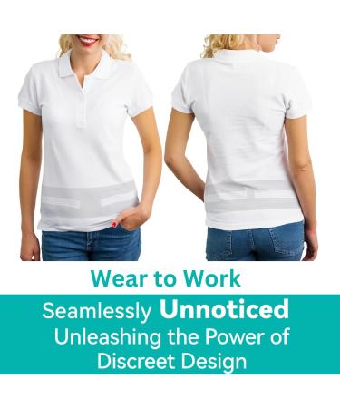 Lightweight Back Brace for Lower Back Pain | Adjustable Lumbar Support Belt for Sciatica Relief | Breathable & Comfortable for Men & Women Ideal for Home Work & Exercise (Medium - Buy Online on GoSupps.com