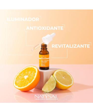 Natysal Hyaluronic Acid and Vitamin C Facial Elixir 20 ml Skin Cell Regeneration - Buy Online on GoSupps.com