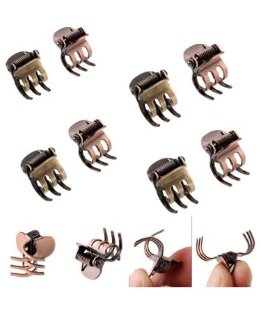 Cuhair Mini Flower Hair Clips for Girls 10pcs