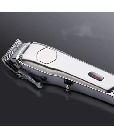 Buy Full Metal Cordless Hair Clippers for Men | LED Display Hair Trimmer & Beard Grooming Kit - Perfect for Barbers & Stylists - Buy Online on GoSupps.com