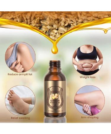 Premium Lymph Cleanse Herbal Detox Oil - Apolloostory Ginger Massage Oil for Relaxation & Stress Relief (1 Pc) | International Shipping Available - Buy Online on GoSupps.com