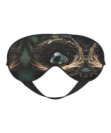 Little Bird nest Eye mask Soft Elastic and Adjustable Nighttime Comfort Sleeping mask Suitable for Both Men and Women