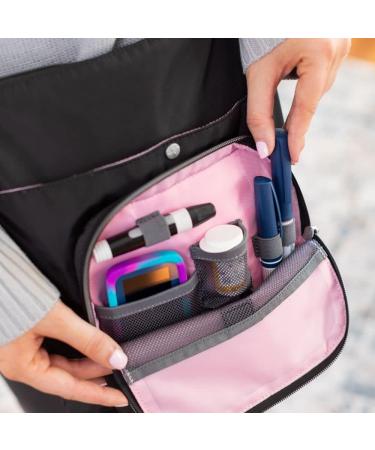Sugar Medical Women's Diabetes Backpack Purse with Insulated Pouch - Onyx - Buy Online on GoSupps.com