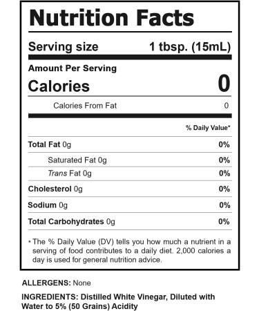 Hexeal WHITE VINEGAR | 500ml Spray | Food Grade Suitable for Cleaning Baking Cooking & Pickling - Buy Online on GoSupps.com