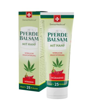 Swissmedicus horse balm with hemp - warming effect for muscles & joints - with 25 natural extracts - everyday use - natural gel - 75 ml - Buy Online on GoSupps.com