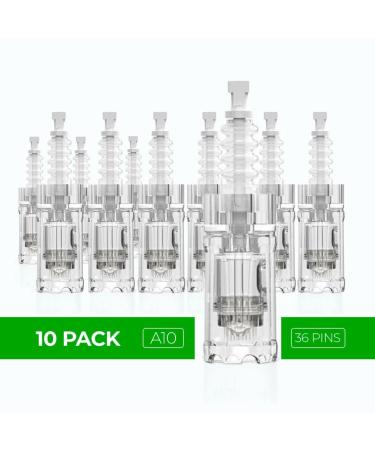 Dr. Pen Ultima A10 Replacement Cartridges - 10 Pack - 0.25mm 36 Pins Bayonet Slot - Disposable Parts - Buy Online on GoSupps.com