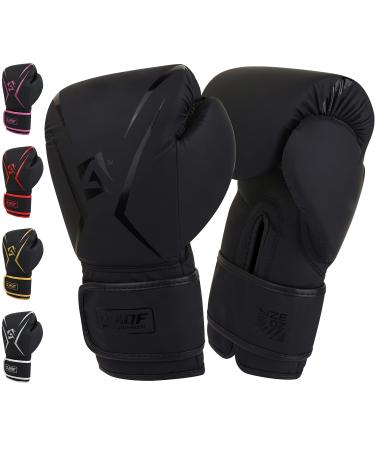 AQF boxing gloves boxing bag leather gloves men women mma gloves sandbags boxing gloves children for kickboxing muay thai martial arts boxing gloves 4 6 8 10 14 16 oz 16 oz black