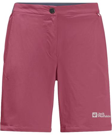 Jack Wolfskin Women's Hilltop Trail W Shorts 40 - Sangria Red | International Shipping Available - Buy Online on GoSupps.com
