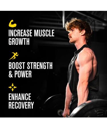 Jacked Factory Creatine Monohydrate Gummies (150 Gummies Lemon) & Creatine Monohydrate Powder (30 Servings Unflavored) - Buy Online on GoSupps.com