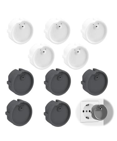 Sockets child locking CBLDF 10 pieces of socket protection for the stick made of silicone cartoon bear child protection socket fully wrapped design safe environment for babies & toddlers - Buy Online on GoSupps.com