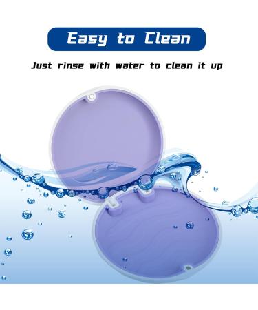 Lightweight Portable Retainer Case Denture Box Anti-Slip Design Perfect for On-The-go Storage Invisalign Case Magnetic Lock for Secure Seal Silicone Ideal for Retainers and Small Accessories (White) - Buy Online on GoSupps.com