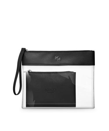 KIKO Milano Transparent Beauty Case 001 | Transparent cosmetic bag with inner pouch