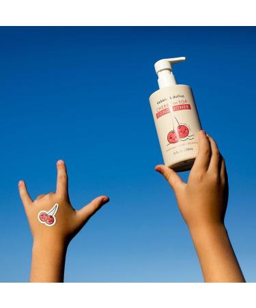 Dabble & Dollop Cherry on Top Kids Conditioner - Natural Shine & Detangler | 100% USA-made, Paraben & Sulfate Free, Vegan, Gluten-free, Tear-Free | 10oz - Buy Online on GoSupps.com