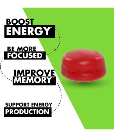 Premium Extra Strength Vitamin B-Complex Energy Vegan Gummies | Gluten-Free & Gelatin-Free | Non-GMO | Natural Energy Support & Focus | Boost Energy & Mood - Strawberry - Buy Online on GoSupps.com