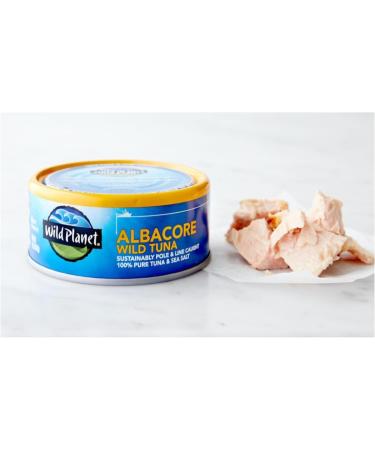 P2P Albacore Wild Tuna Canned Tuna and Sea Salt No Water No Oil Added 5 oz 6 Count Pack - Buy Online on GoSupps.com
